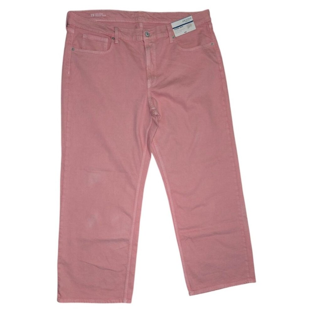 Arizona Jean Co. Skater Jeans Low-Rise Size 19 Bubblegum Pink Cotton Blend Women